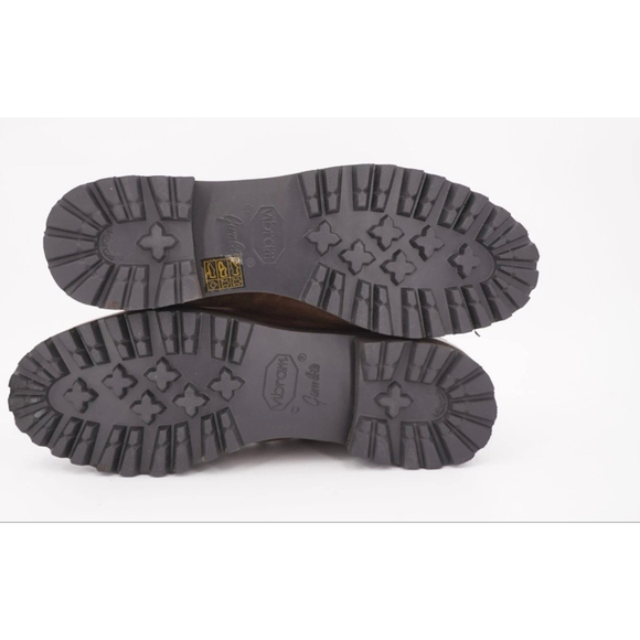 New in Box Purple Label Ralph Lauren Darrow Lug Brown Calf Suede Boots 9.5 $1895 - Picture 10 of 12